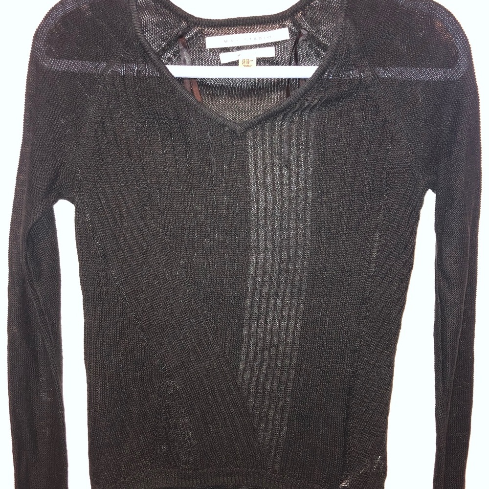 Max Studio Black Knit Sweater - Picture 1 of 2